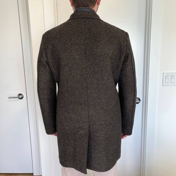 Bugatti Men's Winter Wool Coat size US 42R - Picture 5 of 14